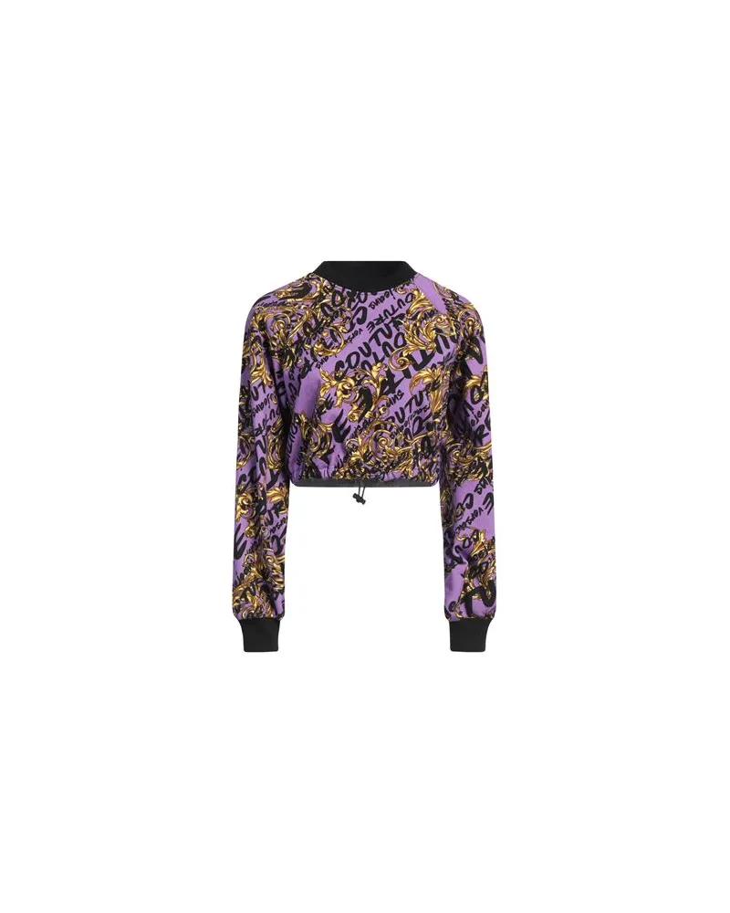 Versace Jeans TOPS - Sweatshirtsauf YOOX.COM Violett