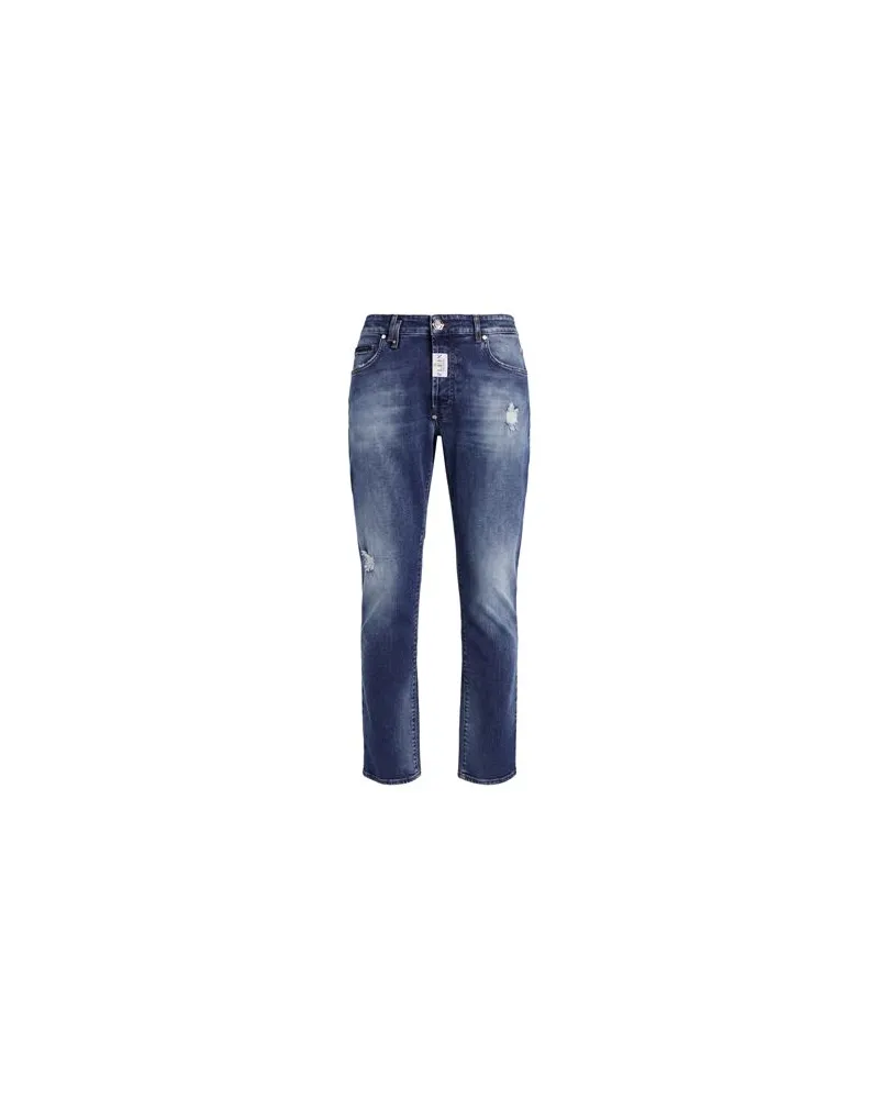 Philipp Plein HOSEN & RÖCKE - Jeanshosenauf YOOX.COM Blau