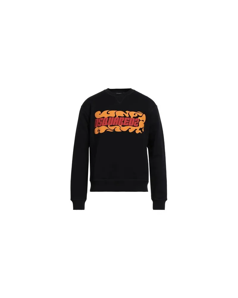 Dsquared2 TOPS - Sweatshirtsauf YOOX.COM Schwarz