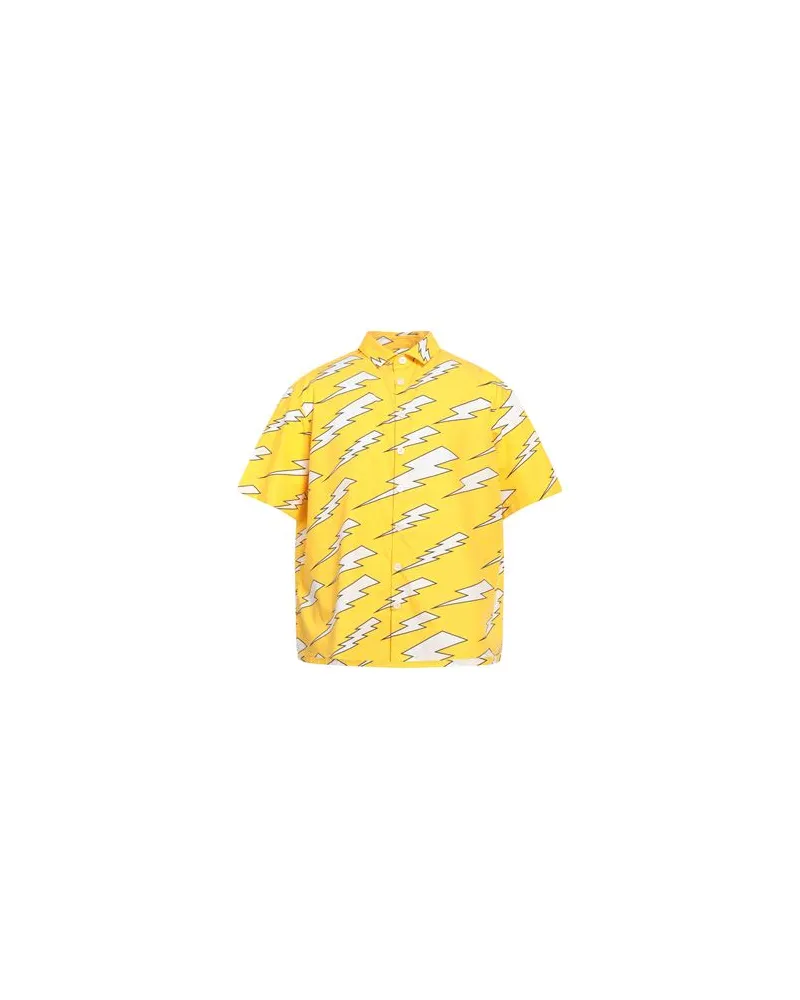 Neil Barrett TOPS - Hemdenauf YOOX.COM Gelb