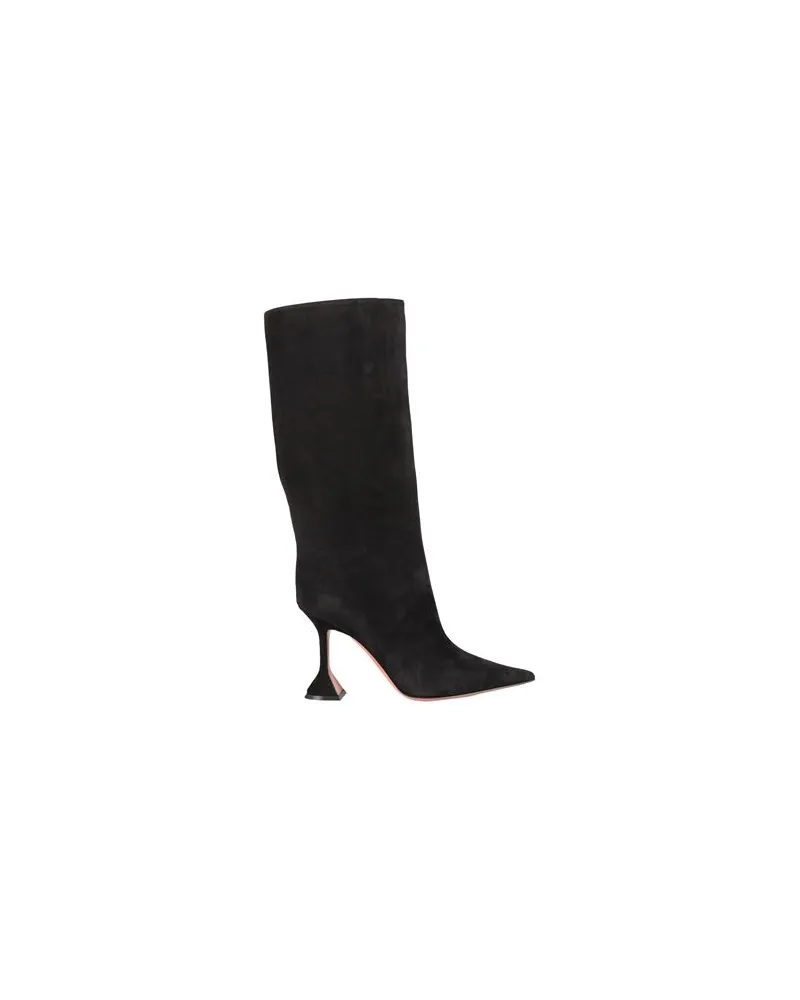 Amina Muaddi SCHUHE - Stiefelauf YOOX.COM Schwarz