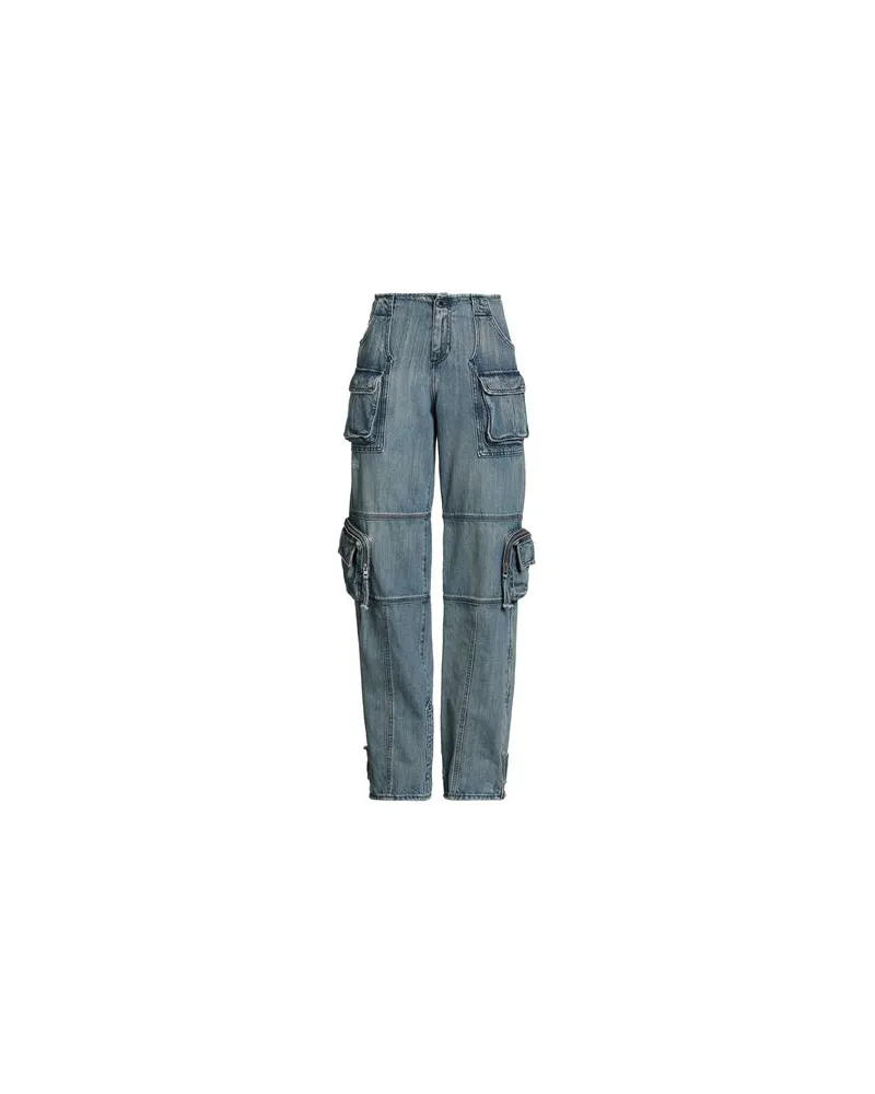Retrofête HOSEN & RÖCKE - Jeanshosenauf YOOX.COM Blau