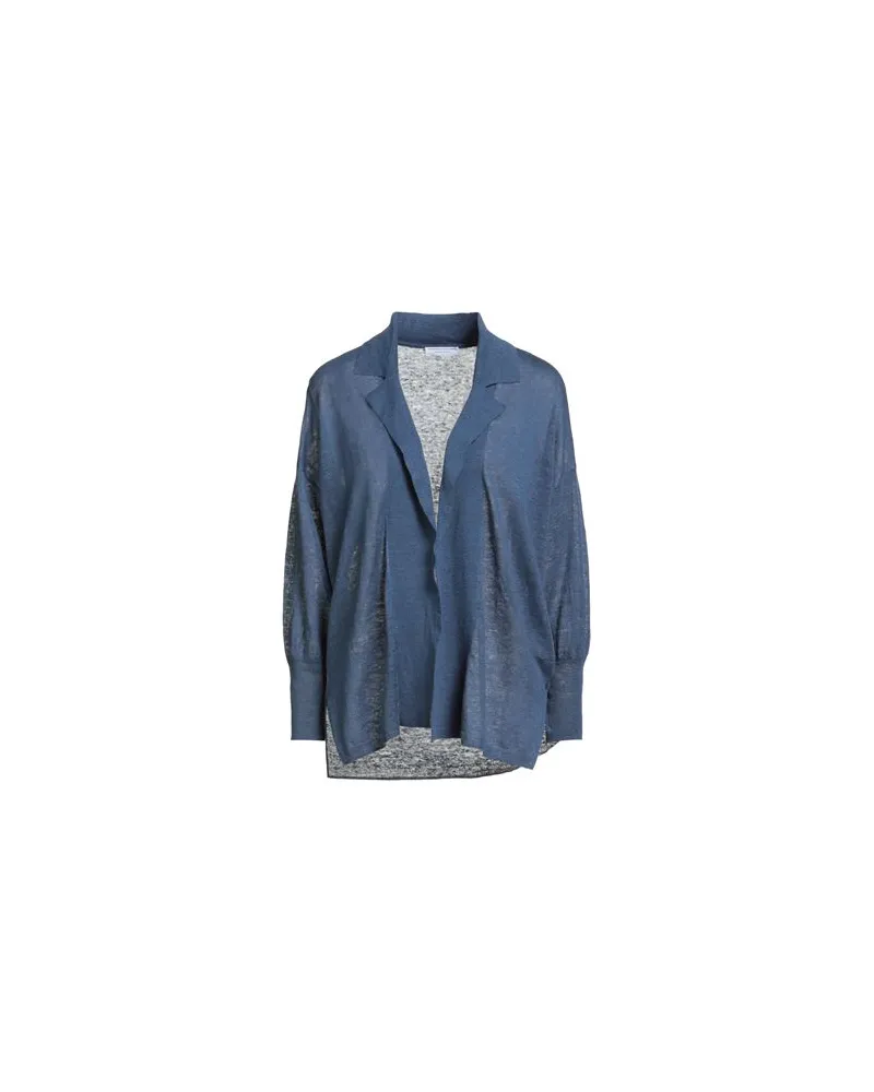 Majestic STRICKWAREN - Strickjackenauf YOOX.COM Marineblau