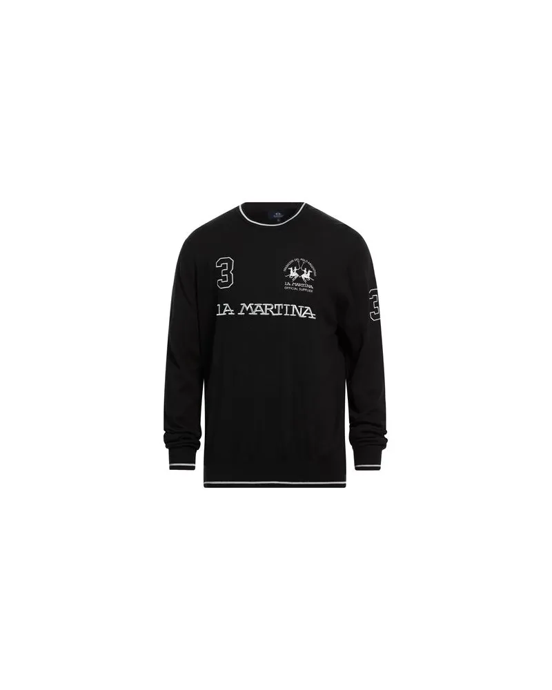 La Martina STRICKWAREN - Pulloverauf YOOX.COM Schwarz