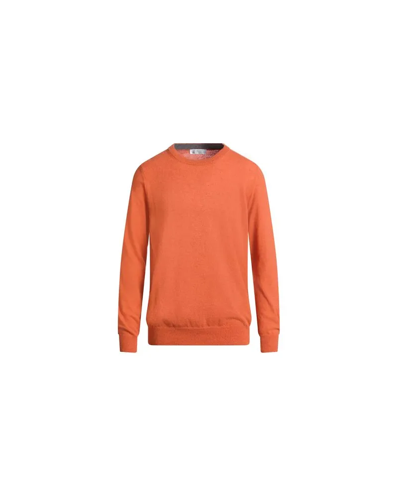 Brunello Cucinelli STRICKWAREN - Pulloverauf YOOX.COM Orange