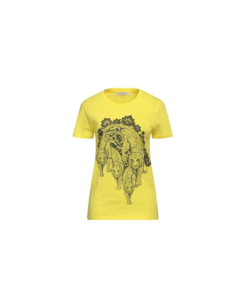 Custo Barcelona TOPS - T-shirtsauf YOOX.COM Gelb