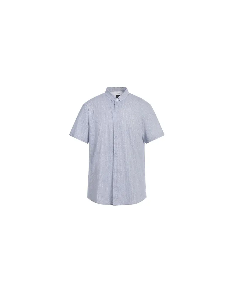Armani Exchange TOPS - Hemdenauf YOOX.COM Azurblau