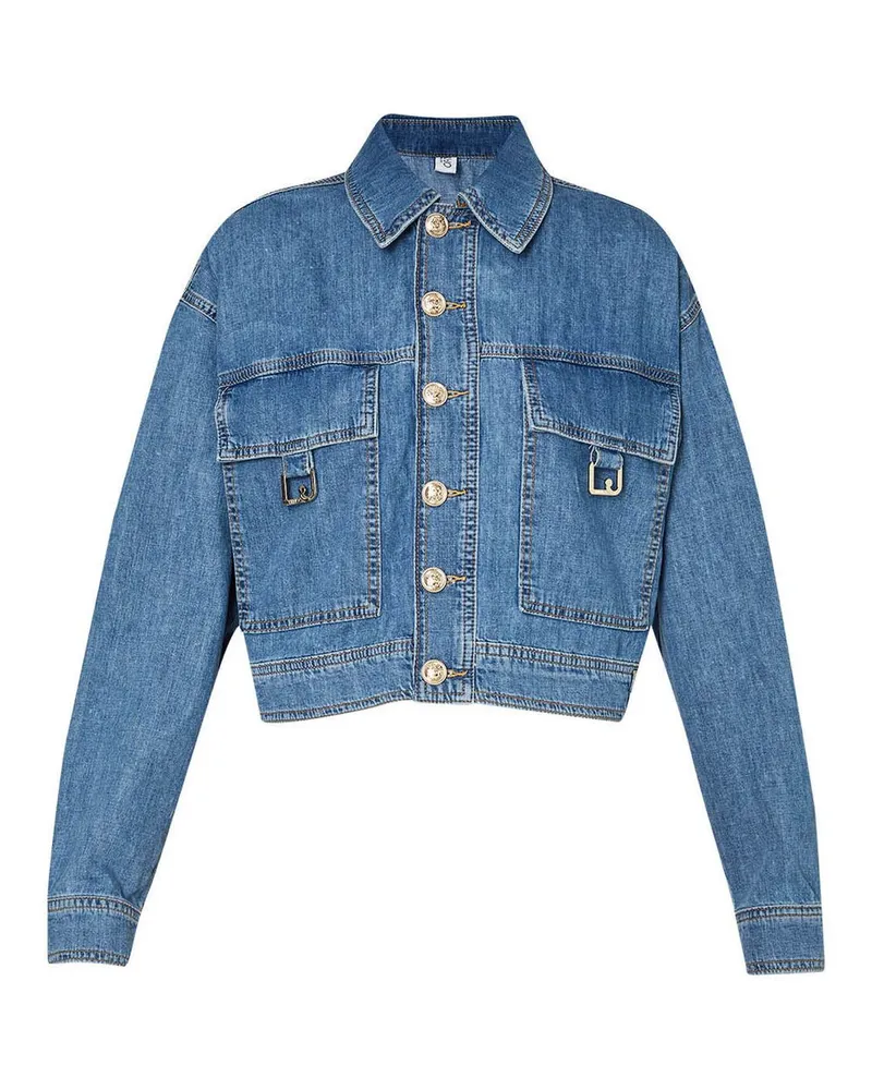 Liu Jo Jeansjacke/-mantel Blau