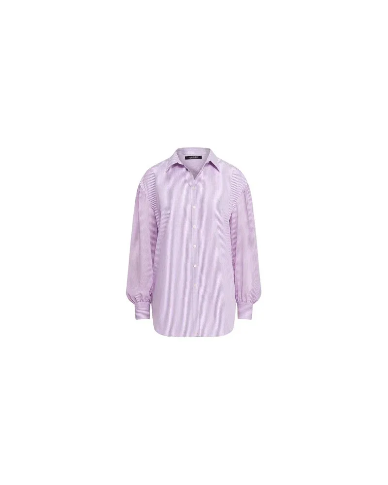 Ralph Lauren STRIPED BROADCLOTH SHIRT  - TOPS - Hemdenauf YOOX.COM Violett