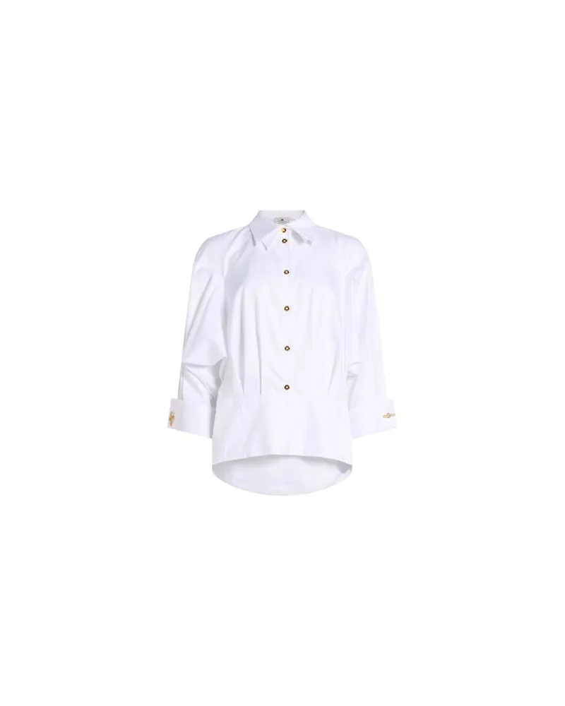 Elisabetta Franchi TOPS - Hemdenauf YOOX.COM Weiß