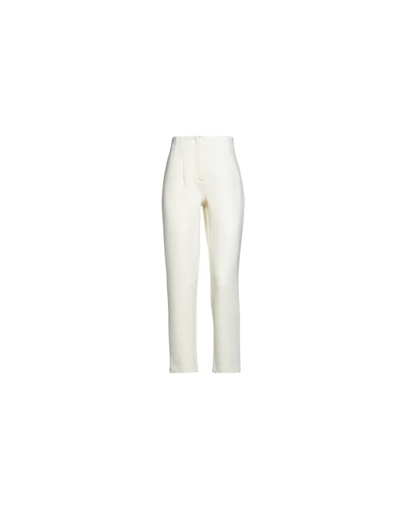 Twin-Set U&B - HOSEN & RÖCKE - Hosenauf YOOX.COM Elfenbein