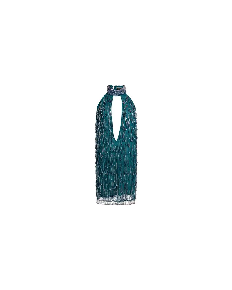 Elisabetta Franchi KLEIDER - Midi-Kleiderauf YOOX.COM Aquamarin