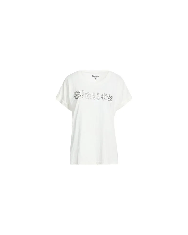 Blauer TOPS - T-shirtsauf YOOX.COM Weiß
