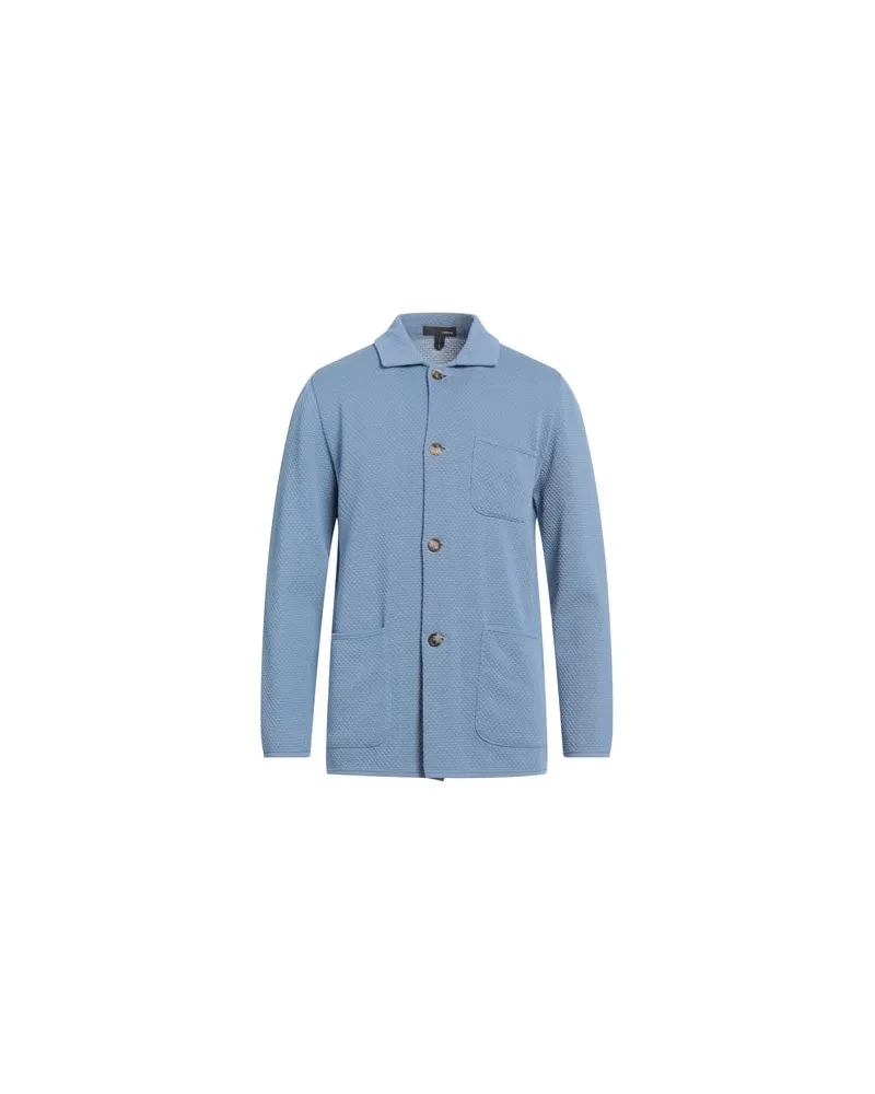 LARDINI STRICKWAREN - Strickjackenauf YOOX.COM Hellblau