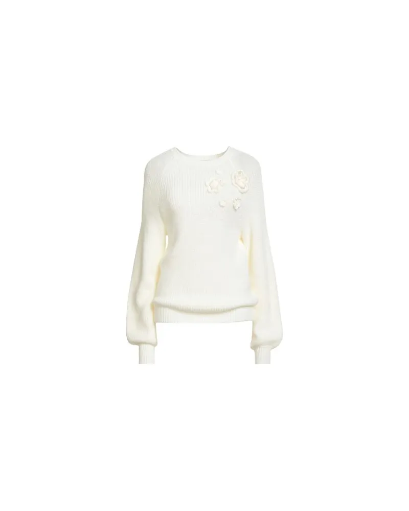 Twin-Set STRICKWAREN - Pulloverauf YOOX.COM Cremeweiß