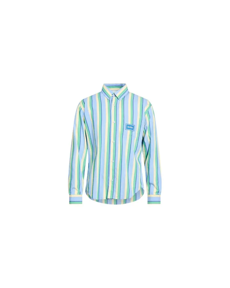 Drôle de Monsieur TOPS - Hemdenauf YOOX.COM Hellblau