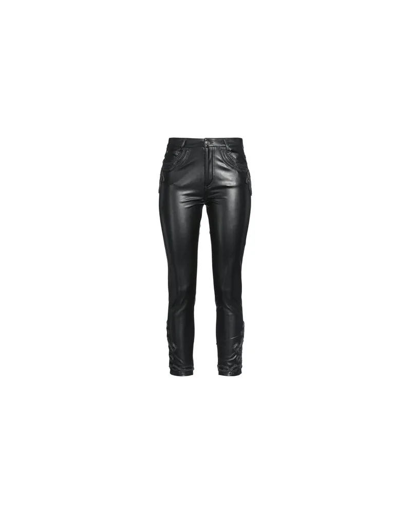 Ermanno Scervino HOSEN & RÖCKE - Hosenauf YOOX.COM Schwarz