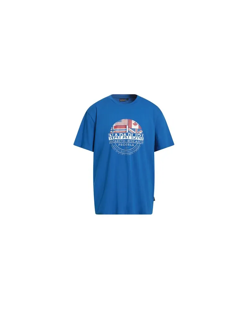 Napapijri TOPS - T-shirtsauf YOOX.COM Blau