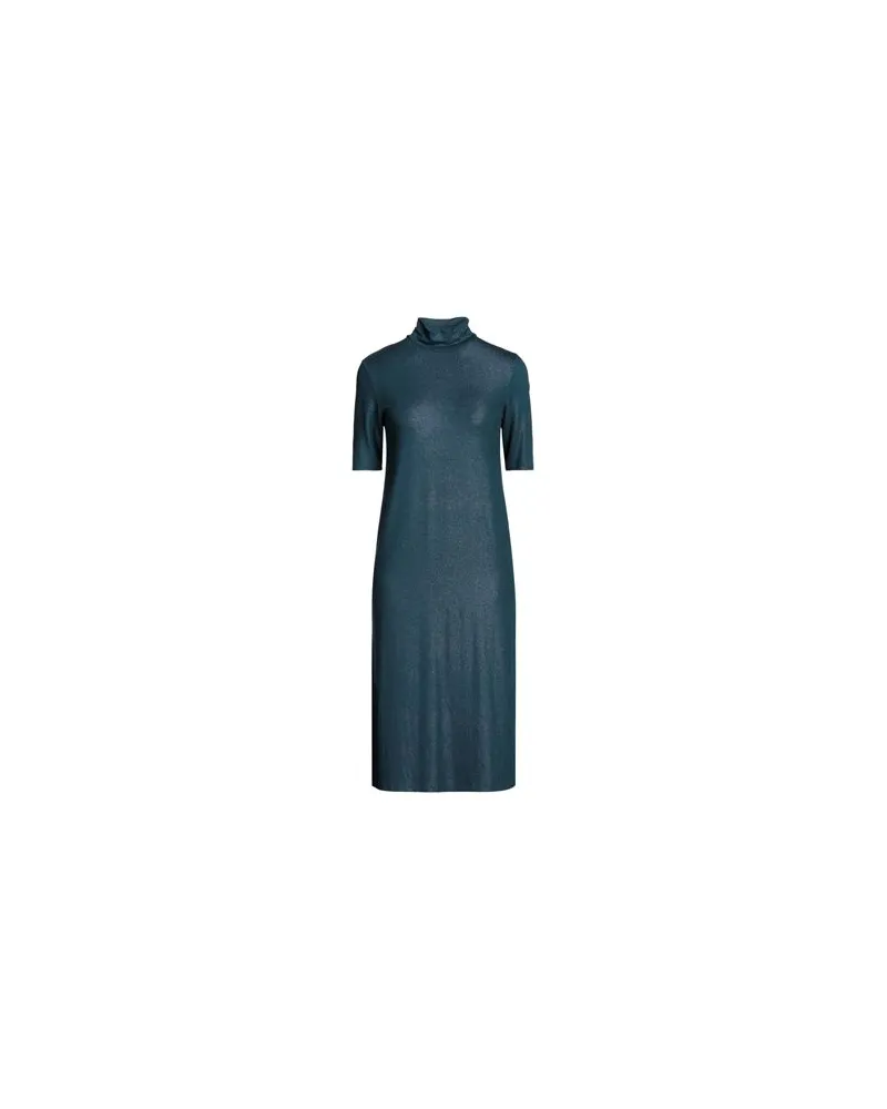 Majestic KLEIDER - Midi-Kleiderauf YOOX.COM Aquamarin