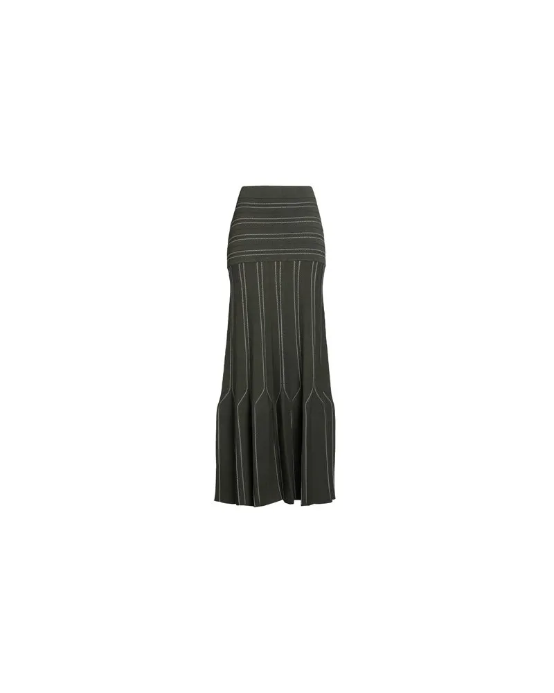 Elisabetta Franchi HOSEN & RÖCKE - Maxi-Röckeauf YOOX.COM Militärgrün