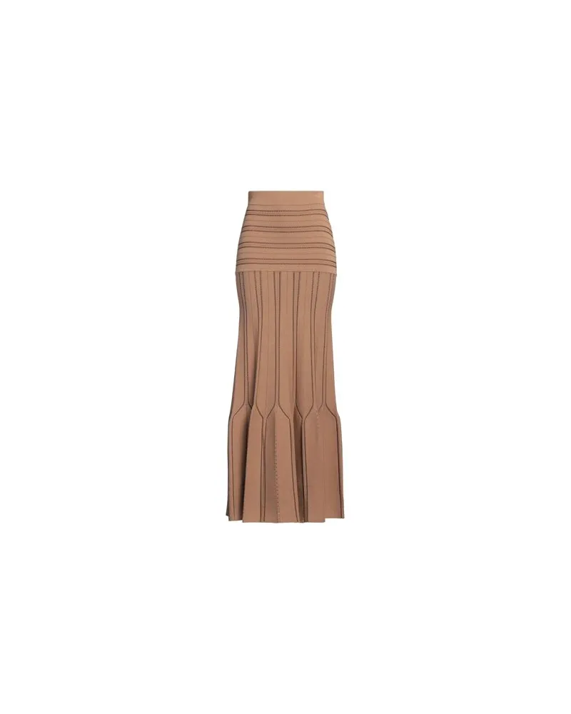 Elisabetta Franchi HOSEN & RÖCKE - Maxi-Röckeauf YOOX.COM Kamel