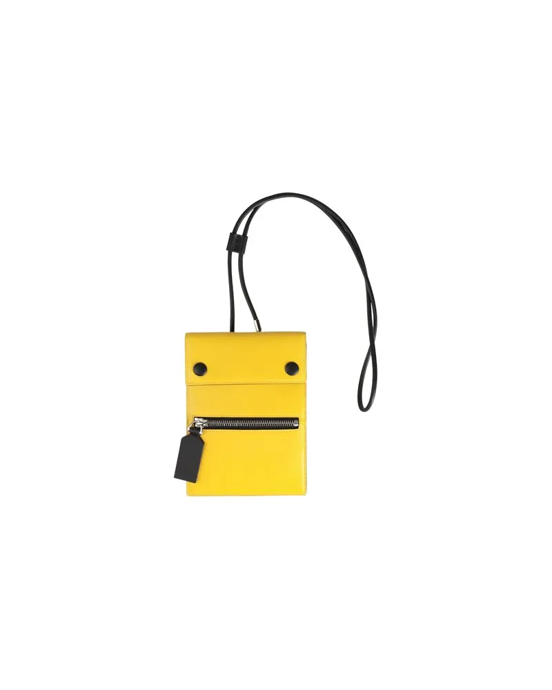 Valentino Garavani Kleinlederwaren - Dokumentenetuisauf YOOX.COM Gelb
