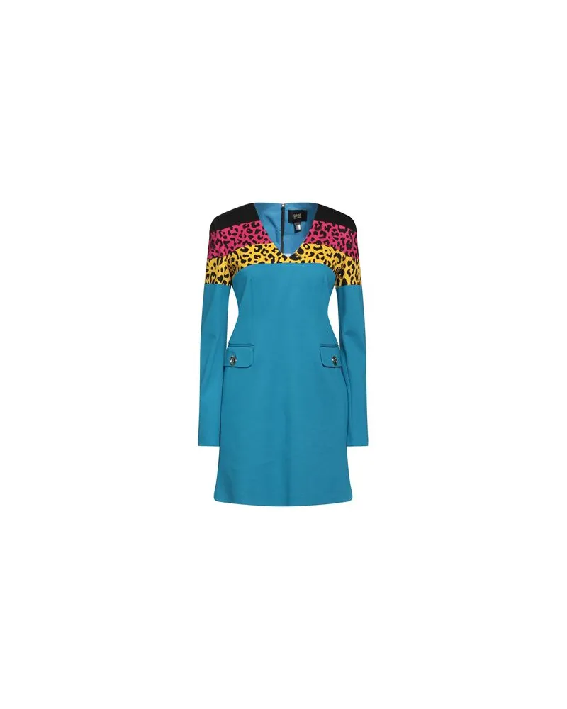 Roberto Cavalli KLEIDER - Mini-Kleiderauf YOOX.COM Azurblau
