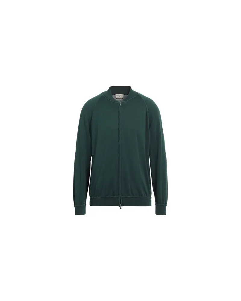 Heritage STRICKWAREN - Strickjackenauf YOOX.COM Dunkelgrün