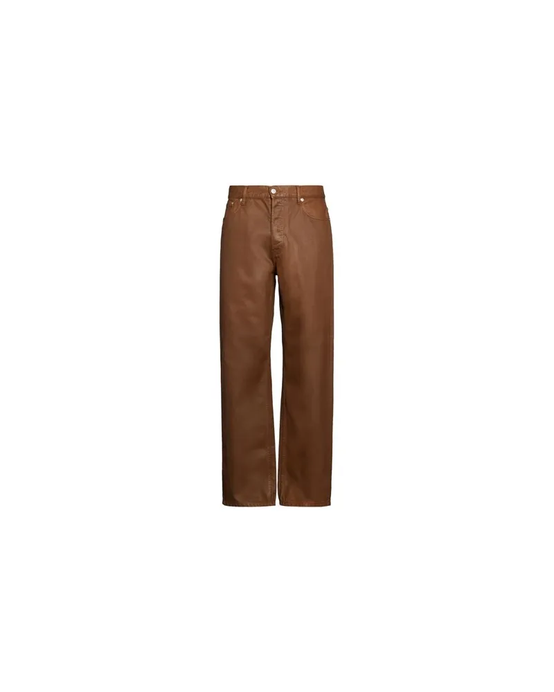 Dries van Noten HOSEN & RÖCKE - Jeanshosenauf YOOX.COM Braun
