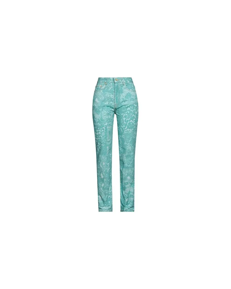 Ganni HOSEN & RÖCKE - Jeanshosenauf YOOX.COM Tūrkis