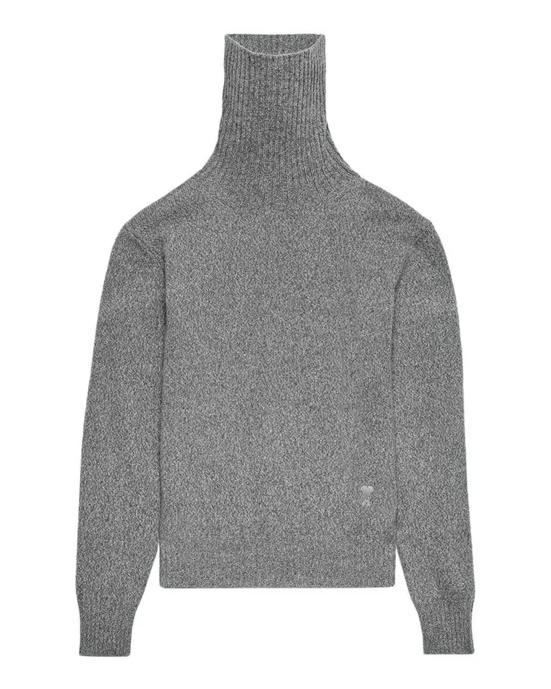 AMI Paris Rollkragenpullover Grau