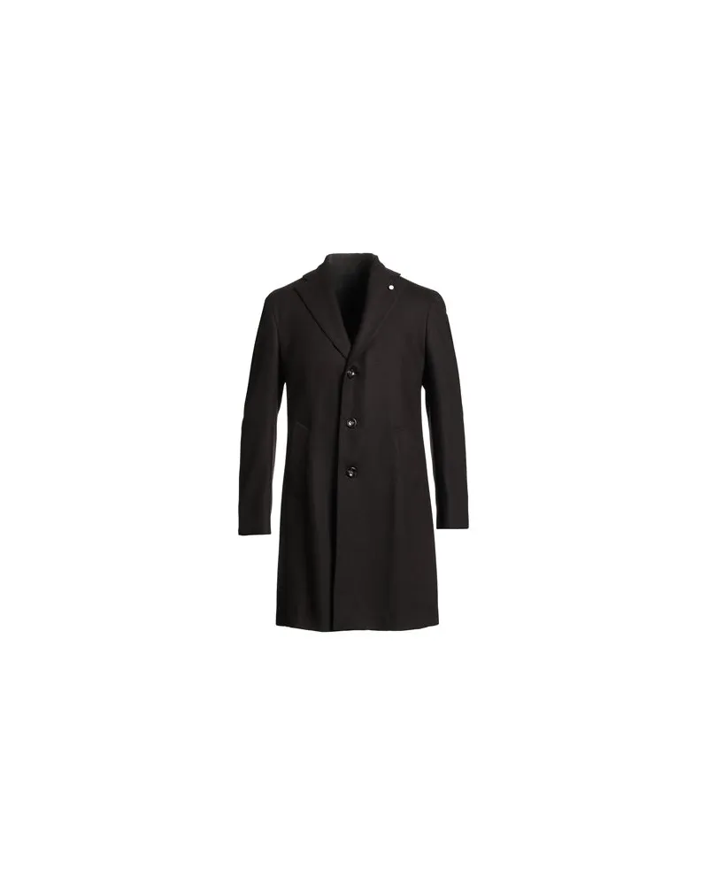 Luigi Bianchi Mantova JACKEN & MÄNTEL - Mäntelauf YOOX.COM Dunkelbraun