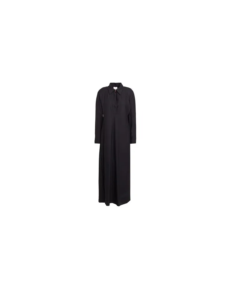 ALYSI CRÈME - KLEIDER - Maxi-Kleiderauf YOOX.COM Schwarz