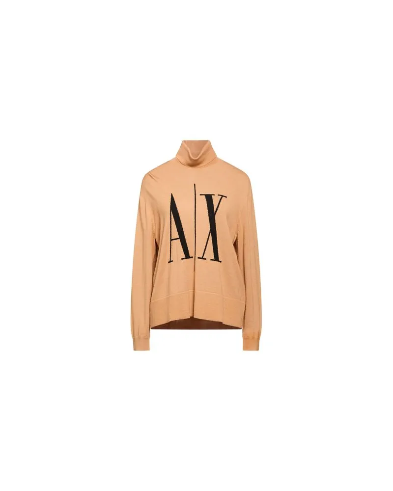 Armani Exchange STRICKWAREN - Rollkragenpulloverauf YOOX.COM Kamel