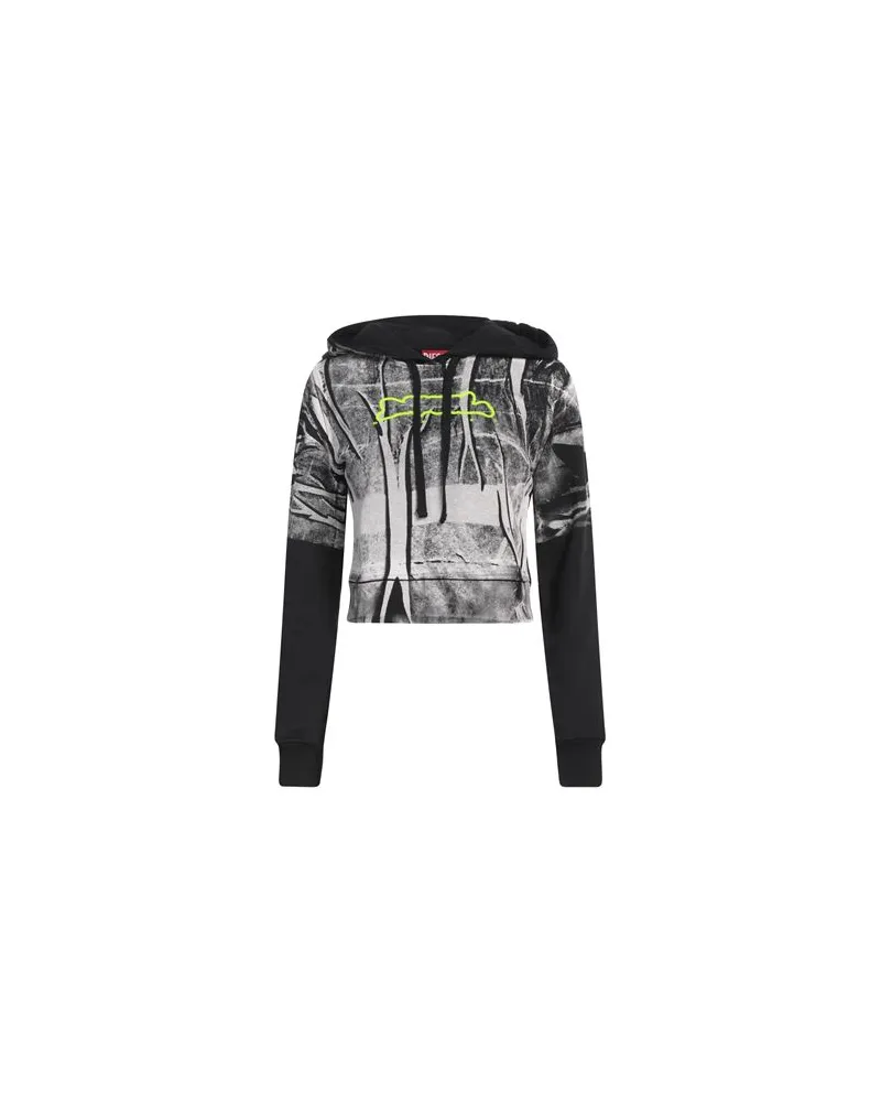 Diesel TOPS - Sweatshirtsauf YOOX.COM Schwarz