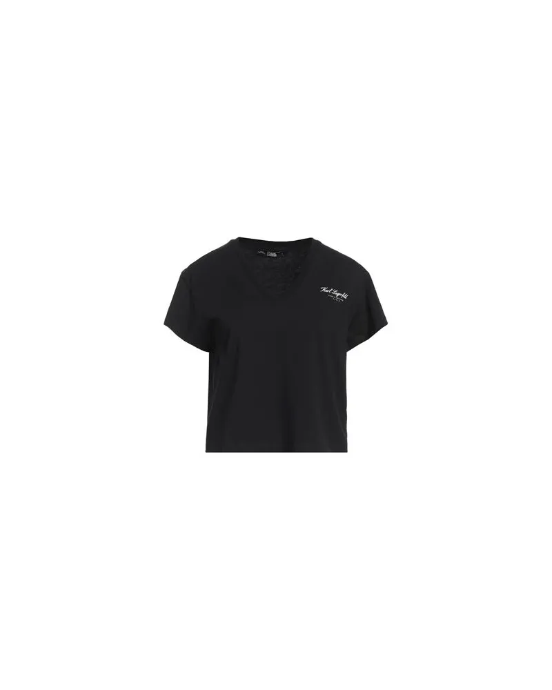 Karl Lagerfeld TOPS - T-shirtsauf YOOX.COM Schwarz