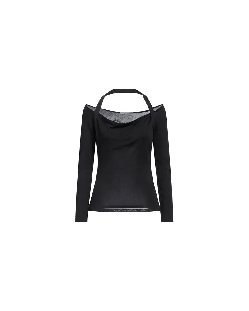 Alberta Ferretti STRICKWAREN - Pulloverauf YOOX.COM Schwarz