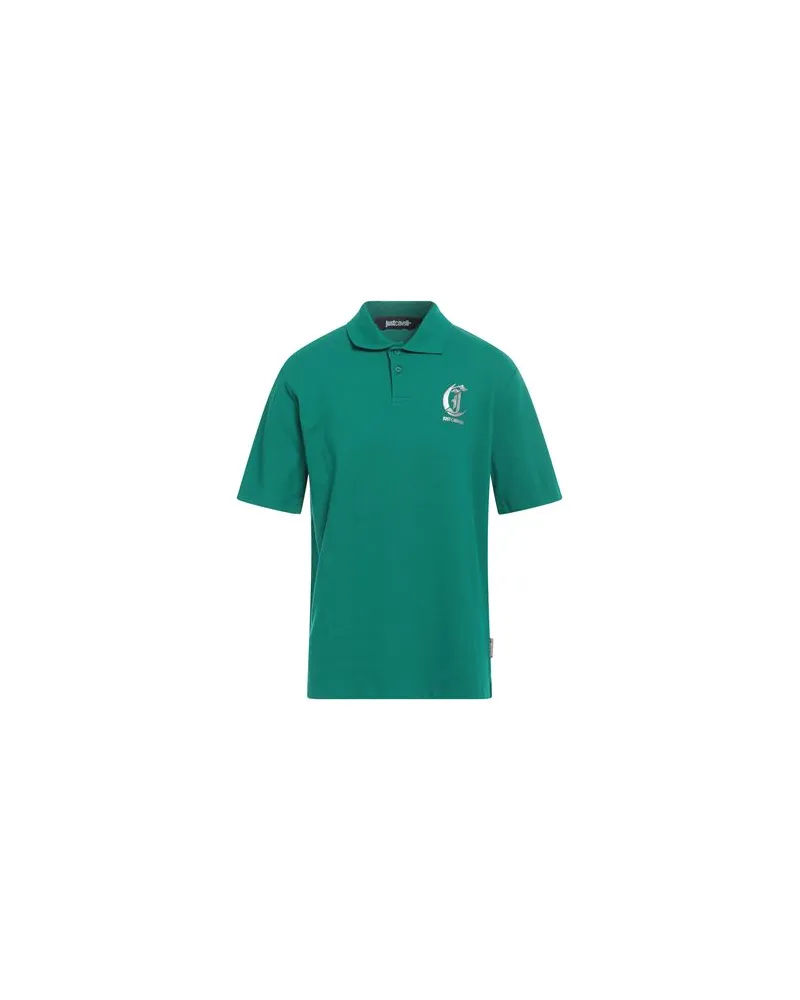 Just Cavalli TOPS - Poloshirtsauf YOOX.COM Smaragdgrün