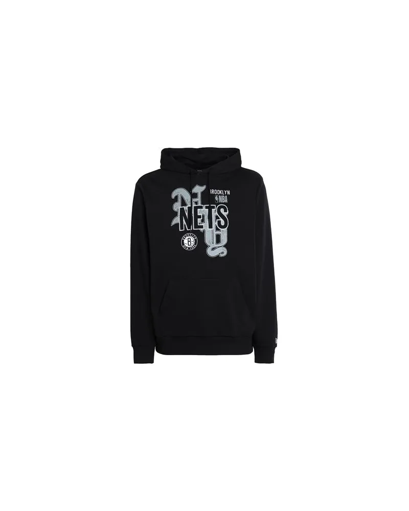 New Era NBA TEAM GRAPHIC HOODY BRONET    - NBA TEAM GRAPHIC HOODY BRONET - TOPS - Sweatshirtsauf YOOX.COM Schwarz