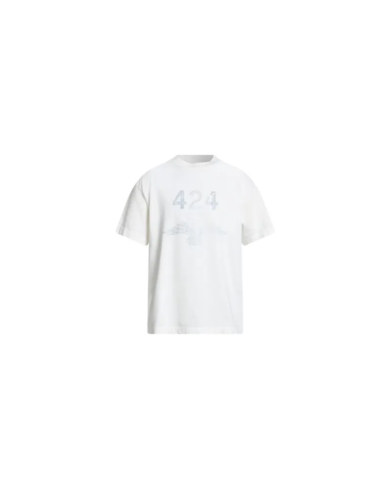 FourTwoFour on Fairfax TOPS - T-shirtsauf YOOX.COM Weiß