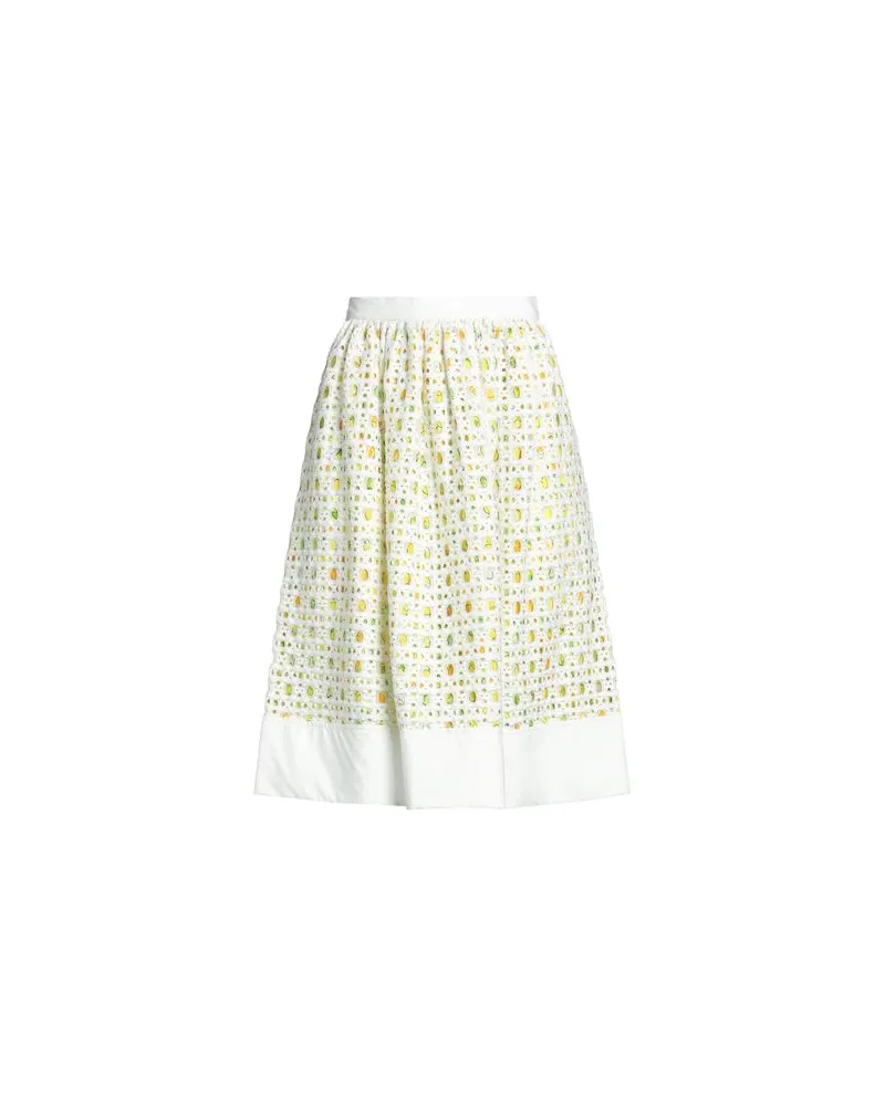 Moschino HOSEN & RÖCKE - Midi-Röckeauf YOOX.COM Weiß