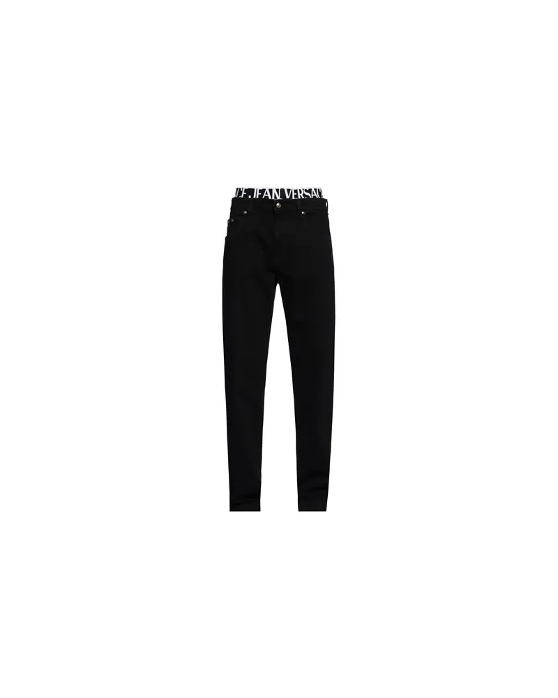 Versace Jeans HOSEN & RÖCKE - Jeanshosenauf YOOX.COM Schwarz