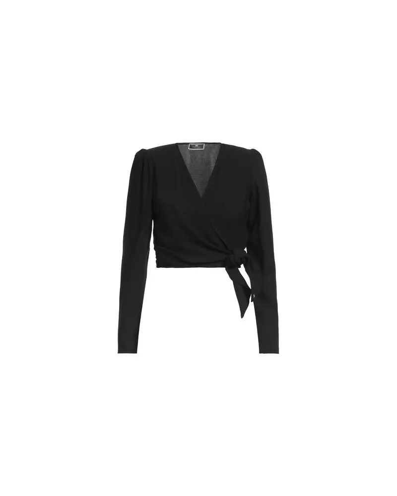 Elisabetta Franchi TOPS - Topsauf YOOX.COM Schwarz