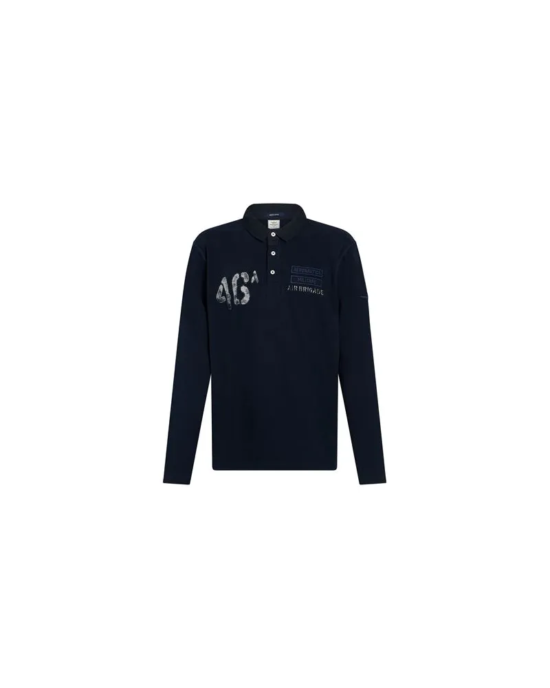 Aeronautica Militare TOPS - Poloshirtsauf YOOX.COM Marineblau