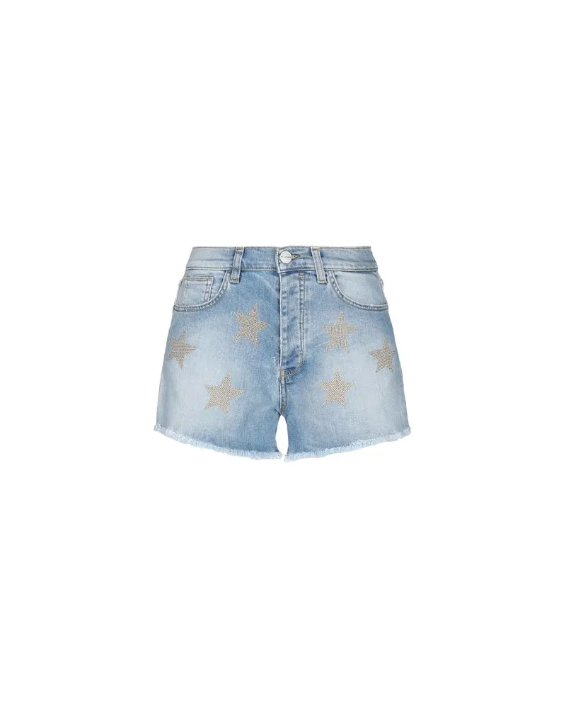 P_Jean HOSEN & RÖCKE - Jeansshortsauf YOOX.COM Blau