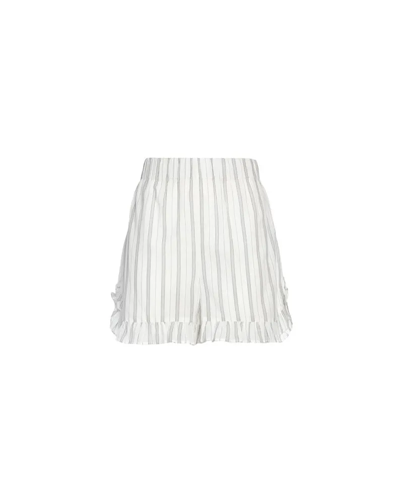 Ganni HOSEN & RÖCKE - Shorts & Bermudashortsauf YOOX.COM Weiß