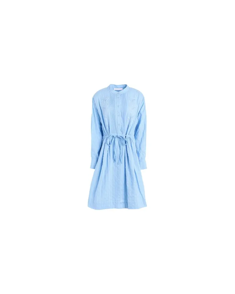 See by Chloé KLEIDER - Mini-Kleiderauf YOOX.COM Himmelblau