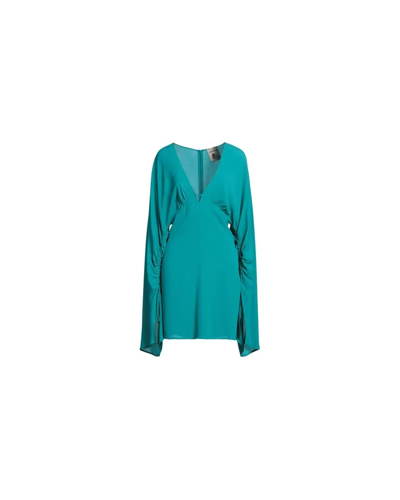 Semicouture KLEIDER - Mini-Kleiderauf YOOX.COM Aquamarin