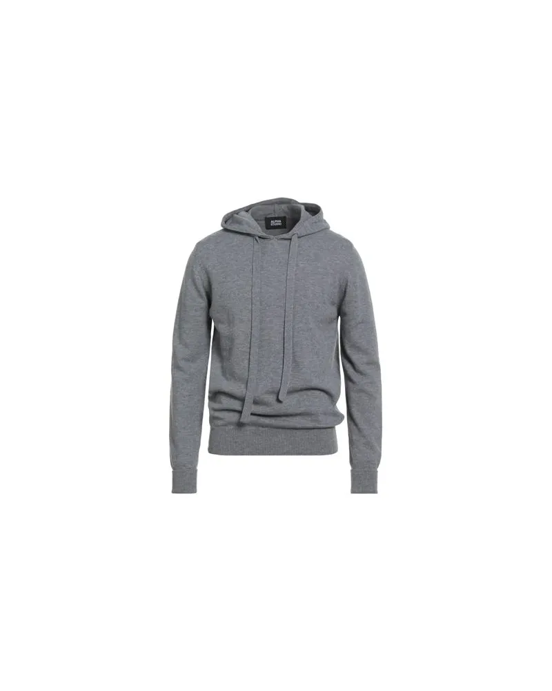 Alpha Studio STRICKWAREN - Pulloverauf YOOX.COM Grau
