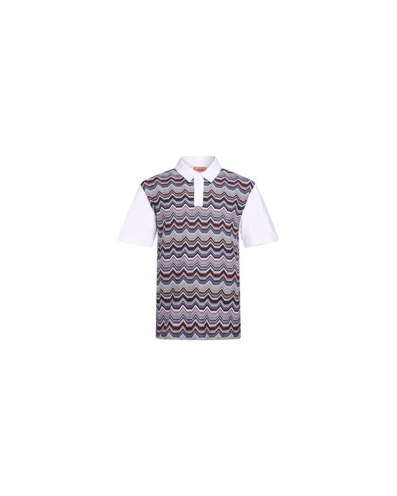 Missoni TOPS - Poloshirtsauf YOOX.COM Weiß